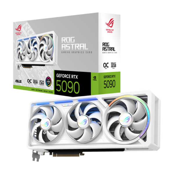 ASUS ROG Astral GeForce RTX 5090 OC Edition Gaming Graphics Card 32GB GDDR7 – Ultimate 4K & 8K Gaming GPU | Brand New Factory Sealed
