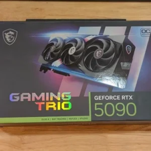 MSI RTX 5090 Gaming Trio OC 32GB GDDR7 Graphics Card Front View